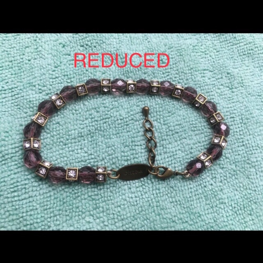 LaVintage Swarovski Czech Glass Beads Bracelet